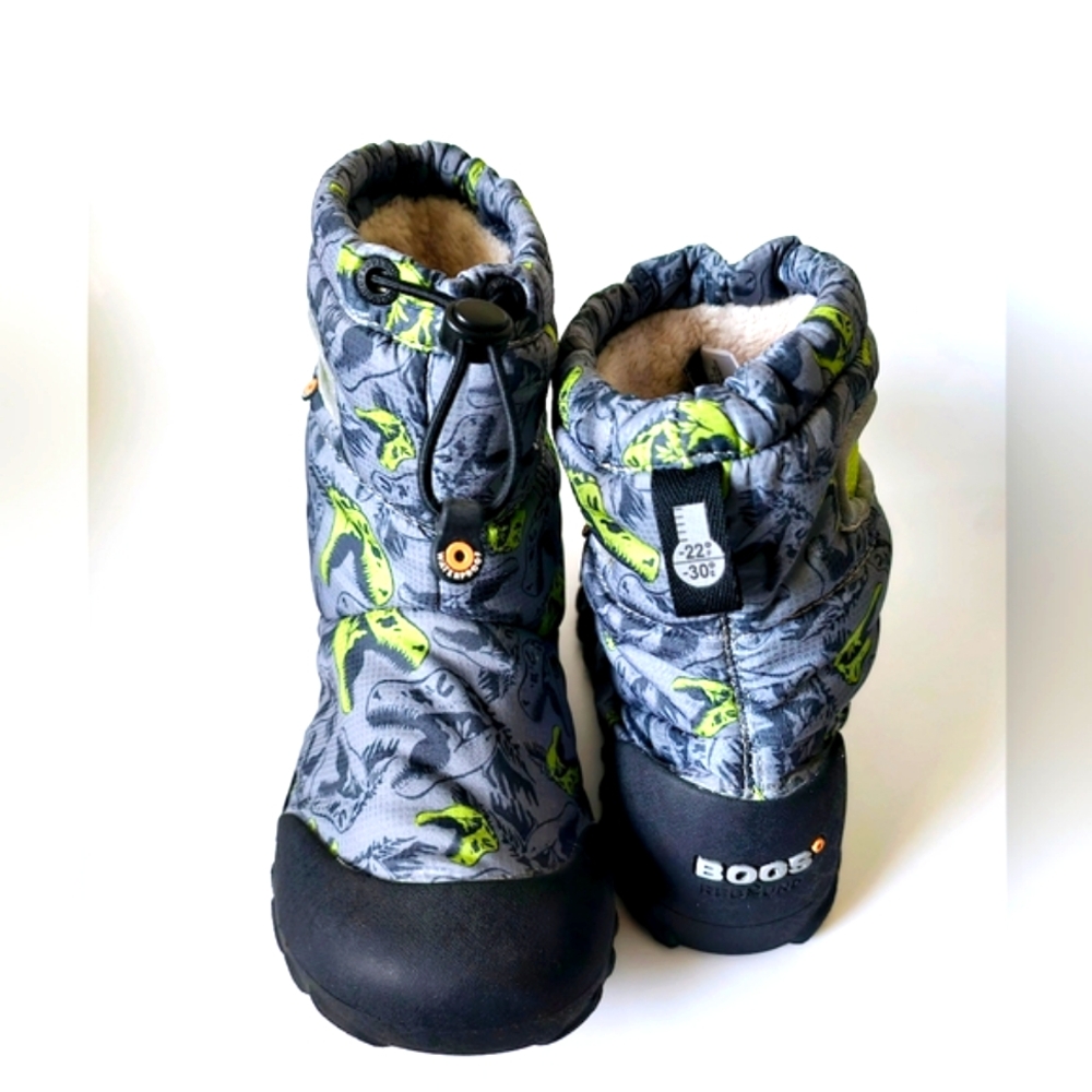 Bogs B Moc Camo Blue Green Pull On Lined Waterproof Winter Snow Boots Bo… - Picture 4 of 8